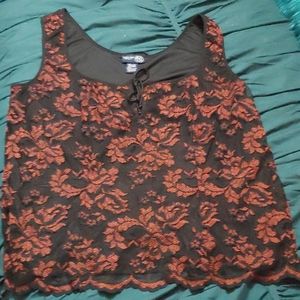 Vintage Lane Bryant Venezia Lace Top